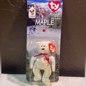 TY Maple Bear Beanie Baby 🇨🇦🍁